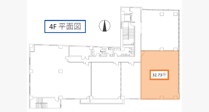 O/奈良三和東洋ビル/4F_32.73T_平面図/20230224
