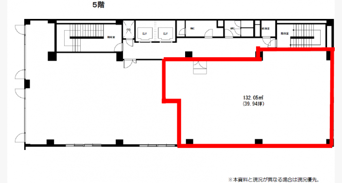O/ダイセン(名古屋)/5F39.94T_平面図/20250515