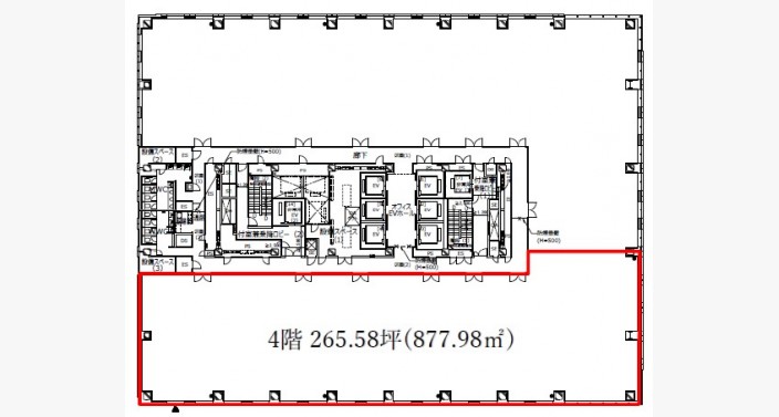 O/オービック御堂筋ビル/4F265.58T_平面図/20250625