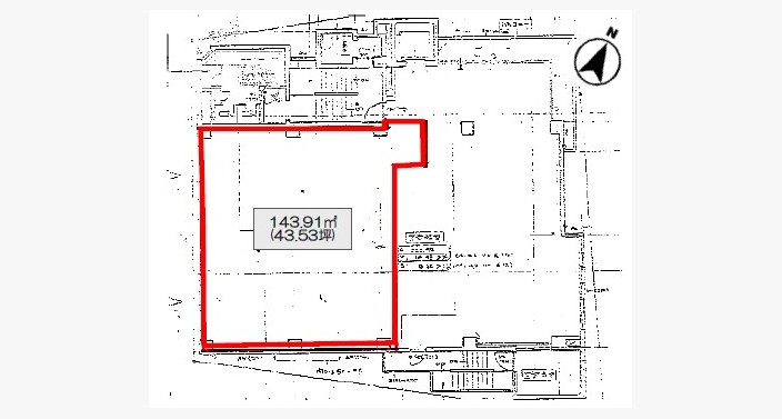 O/昭和ビルディング/8F43.53T_平面図-2/20250825