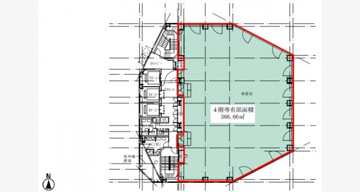 O/住宅金融支援機構・矢野ビル/4F_110.91T_平面図/20251017