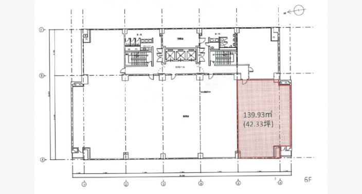O/大阪四ツ橋新町ビル/6F42.33T_平面図/20251215