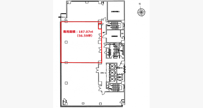 O/サムティ上本町/2F56.59T_平面図/20260126