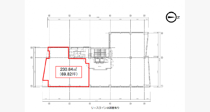 O/VORT御堂筋本町/3F(303)69.82T_平面図/20260126