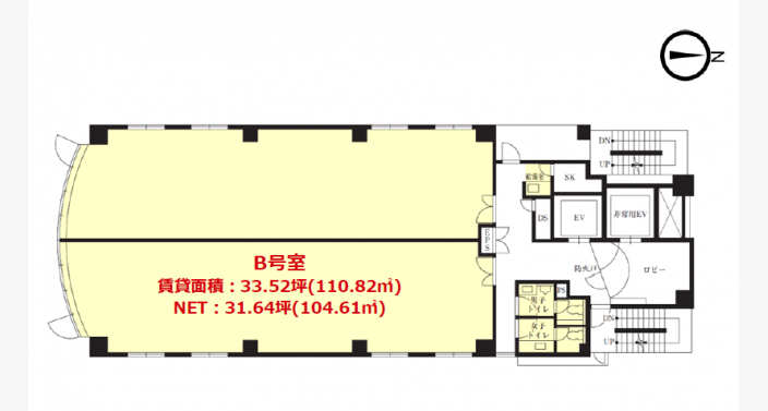 O/VORT御堂筋本町Ⅱ/10FB 33.52坪_平面図/20260430