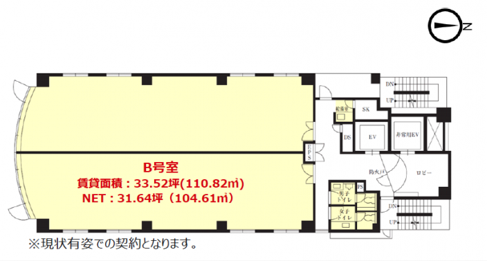 O/VORT御堂筋本町Ⅱ/11FB 33.52T_平面図/20260430
