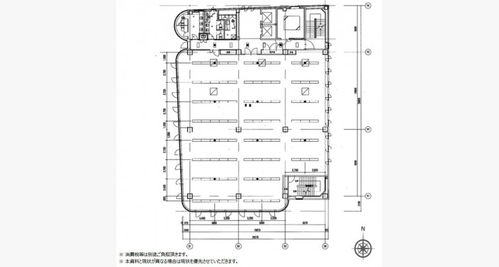 O/ヨツギビル/基準階(127.68T) 平面図/20260728