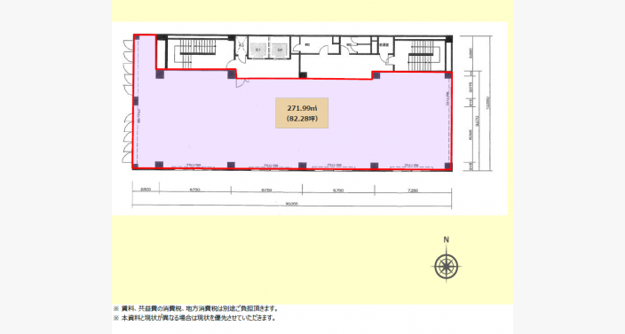 O/ダイセンビル(名古屋)/5F39.94T_平面図/20260728